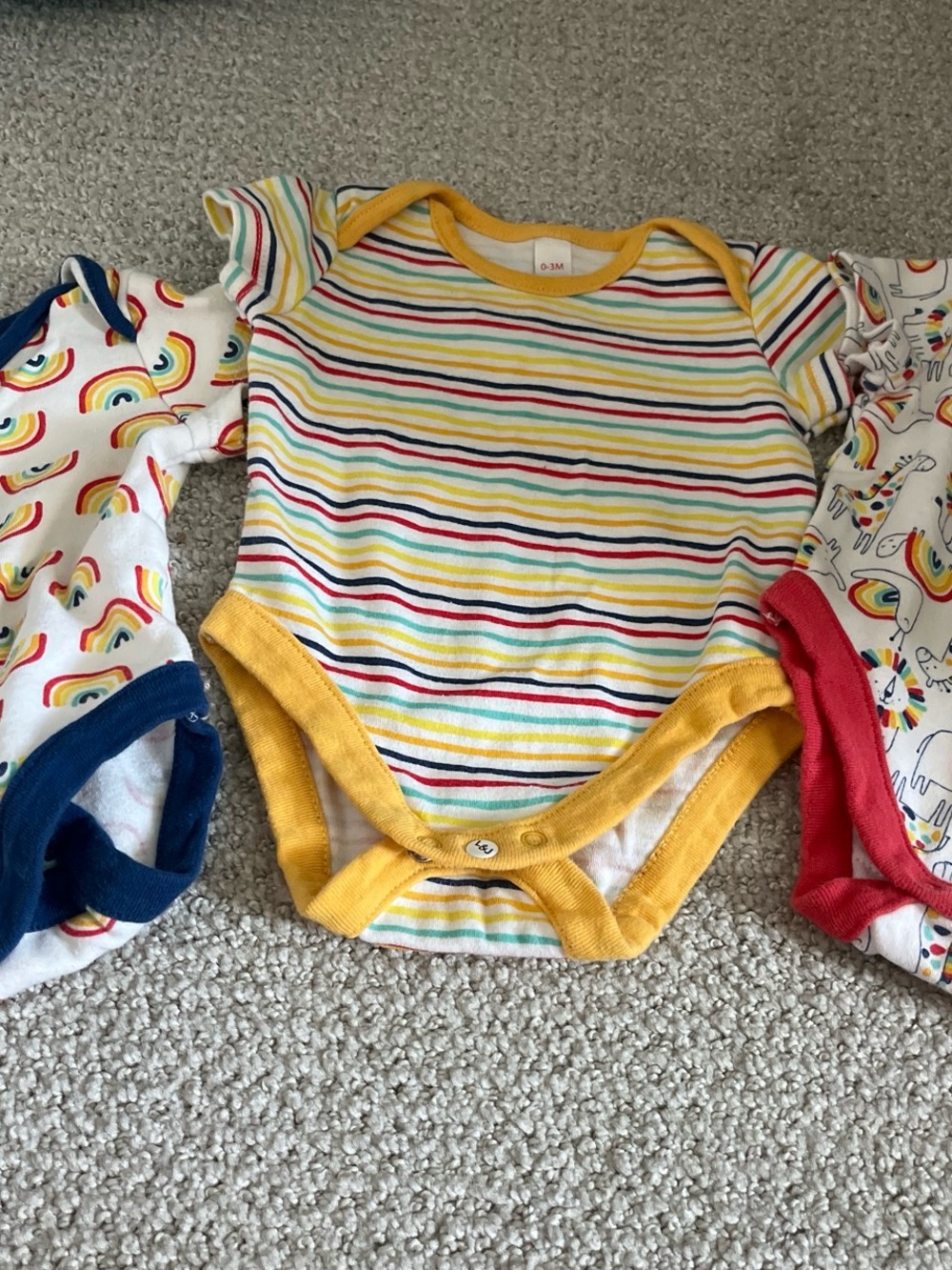 Baby Rainbow onesies